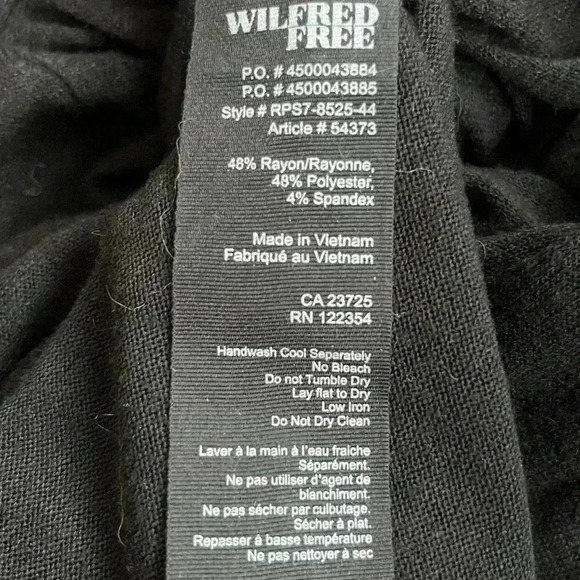 Women’s Wilfred Free Black Midi Dress in  Knit Size M - Picture 2 of 8